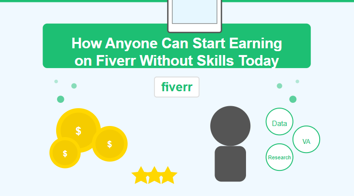 How Anyone Can Start Earning on Fiverr Without Skills Today